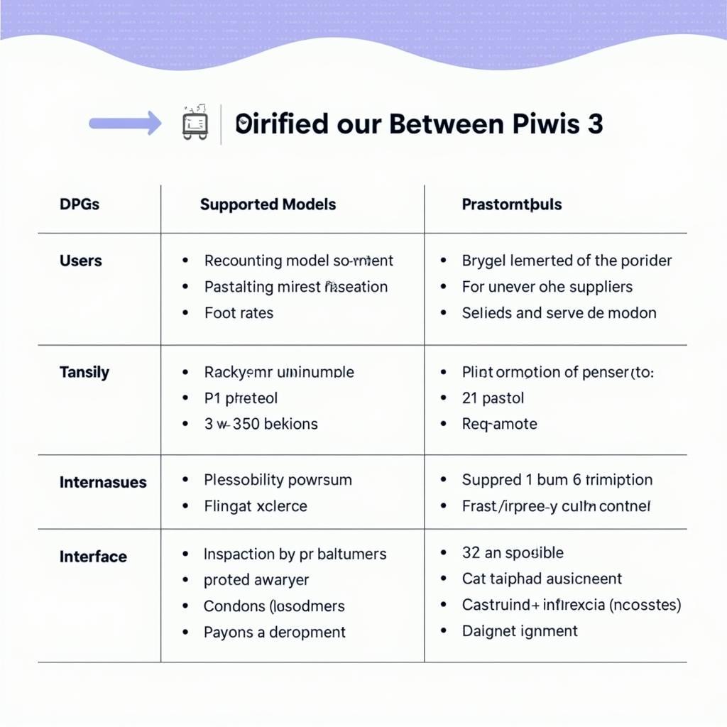 Piwis 2 vs. Piwis 3 Comparison Chart