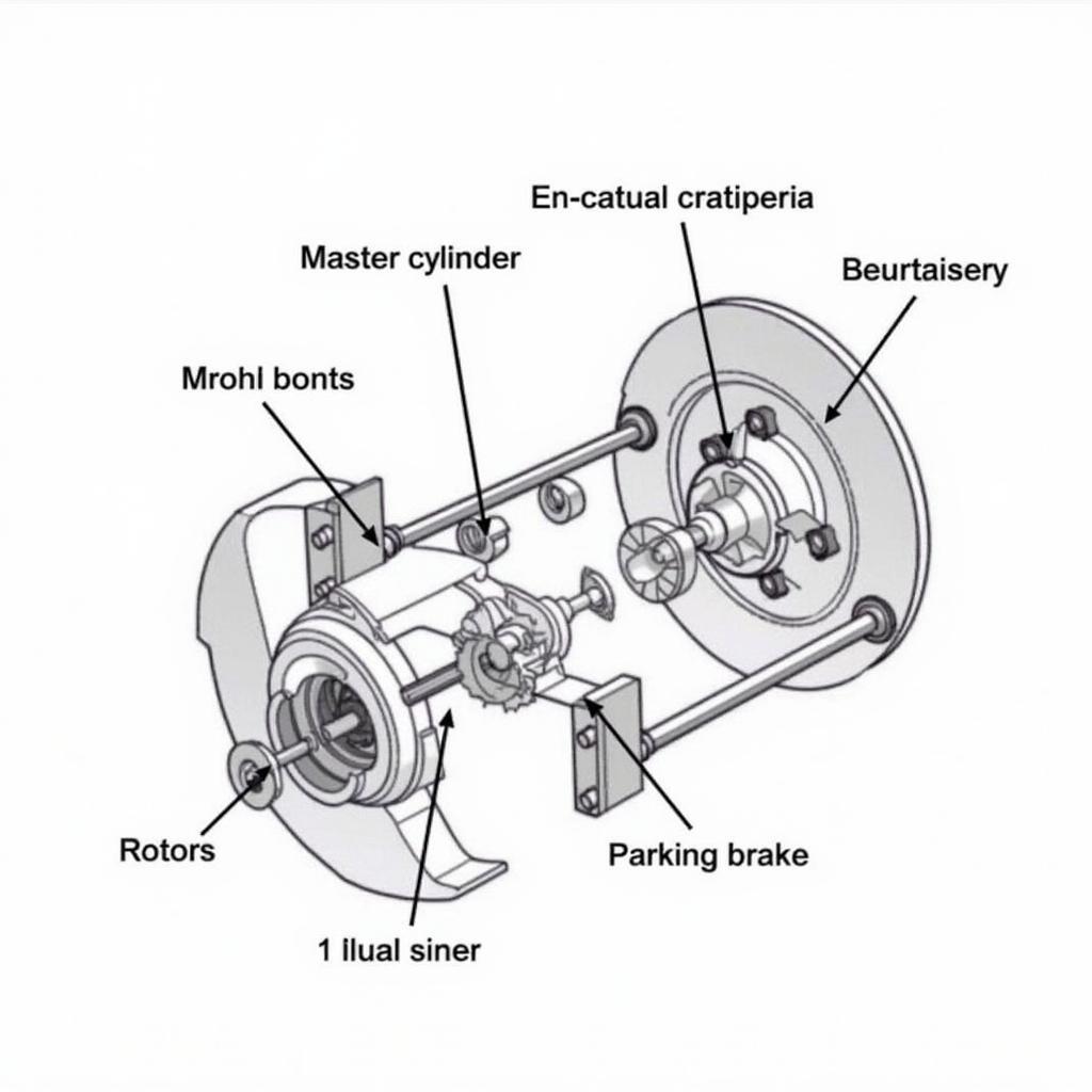 Porsche 911 SC Brake System Components