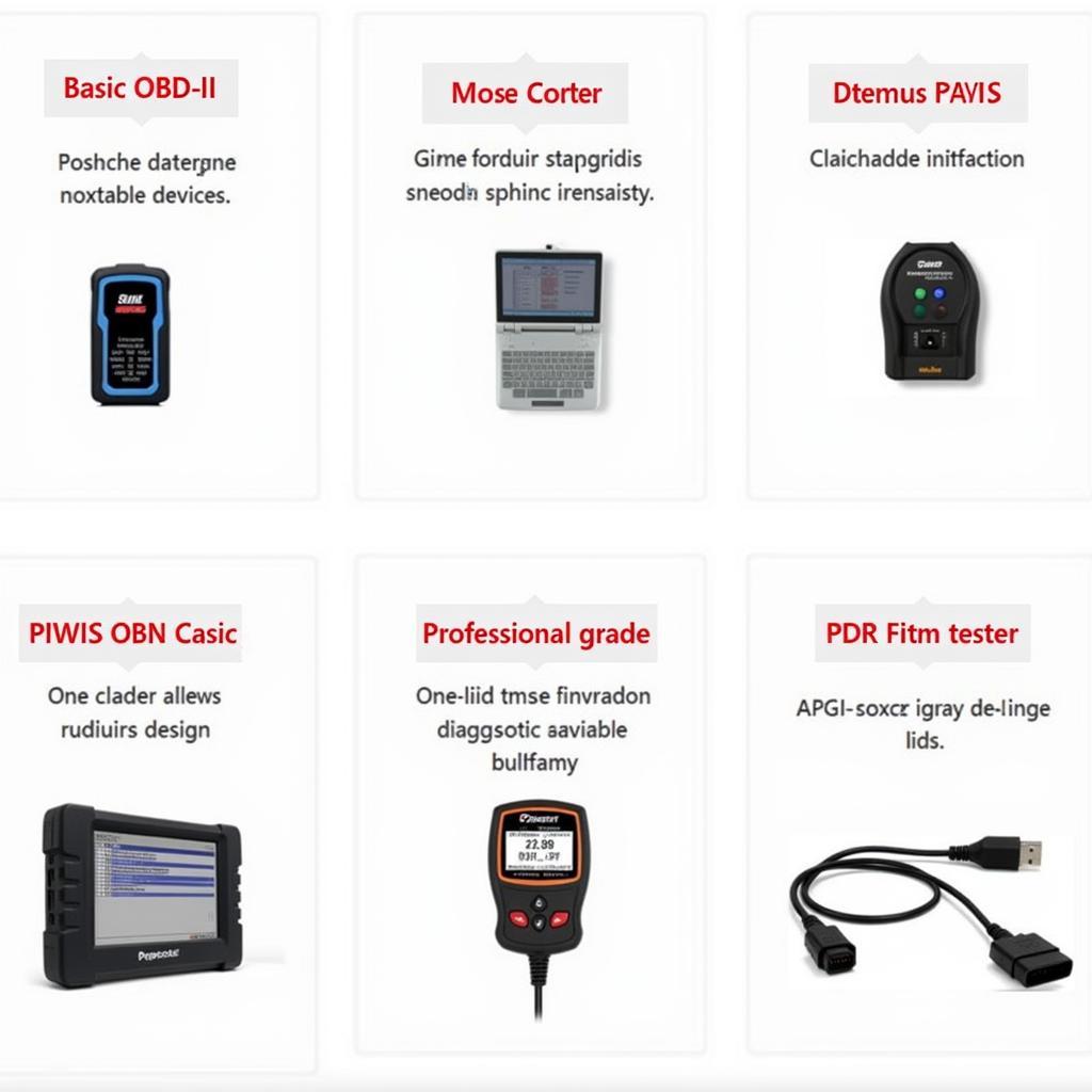 Types of Porsche Boxster Diagnostic Devices