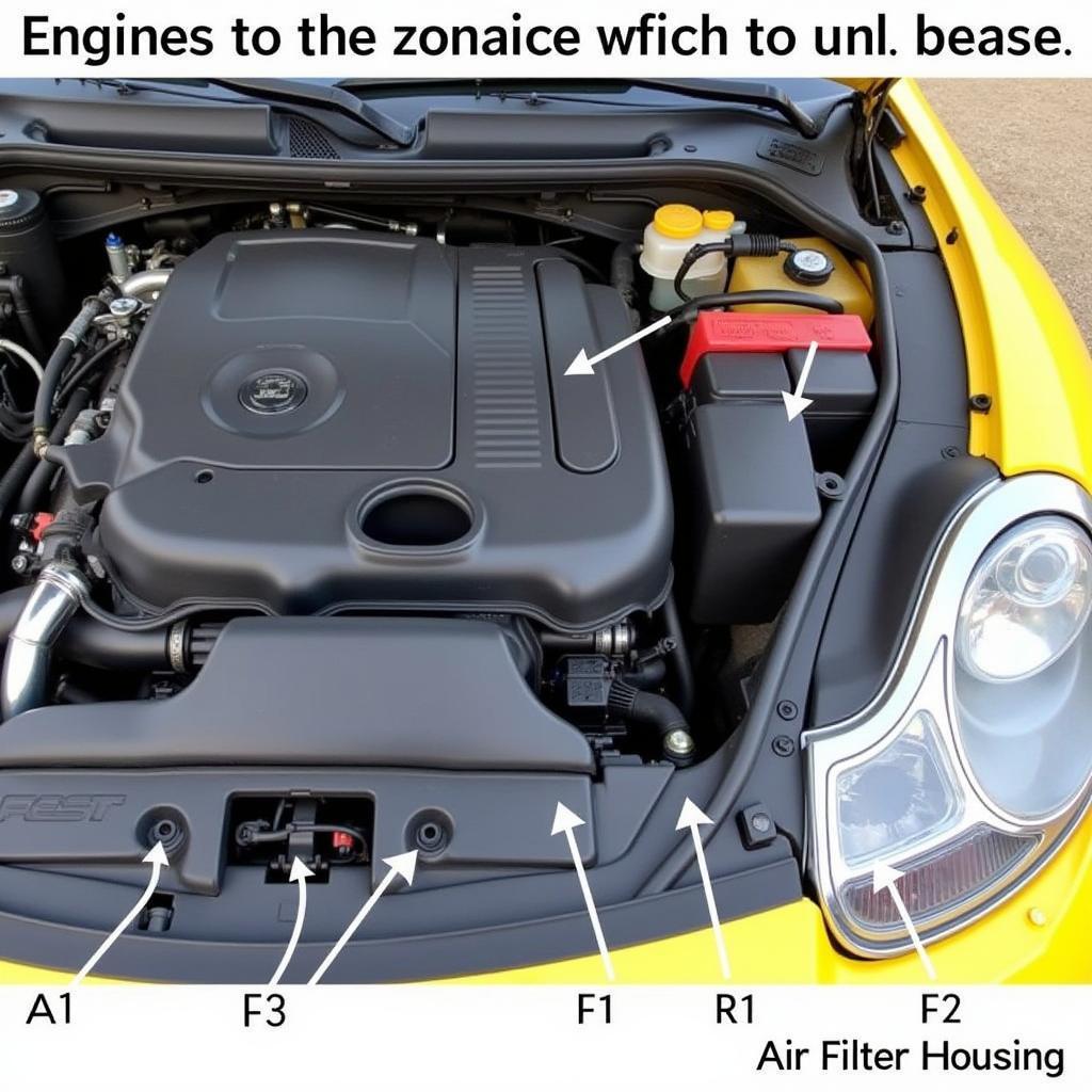 Porsche Boxster Engine Bay Overview