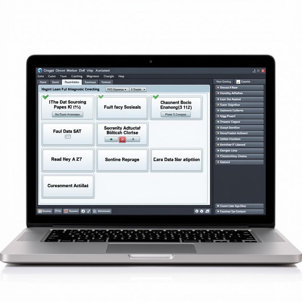 Porsche Diagnostic Software Interface