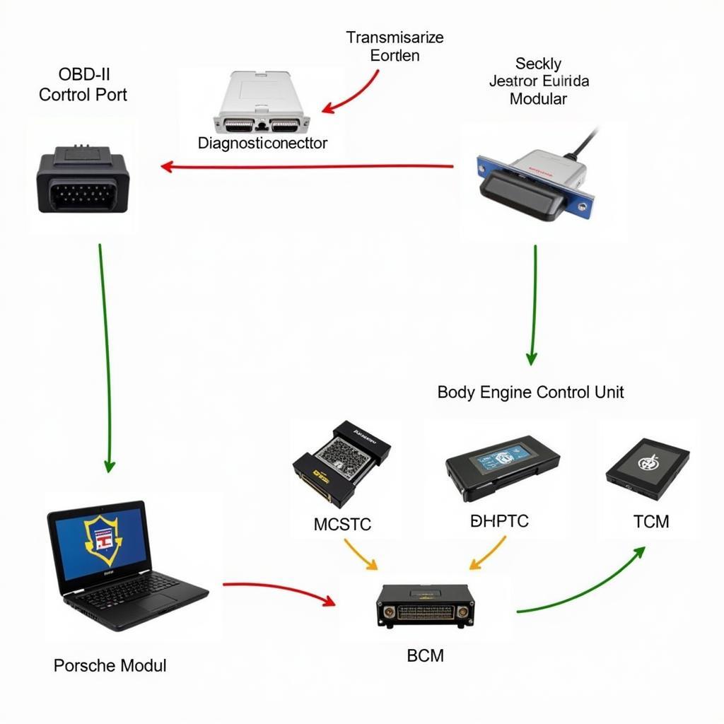 Porsche Diagnostic System Components