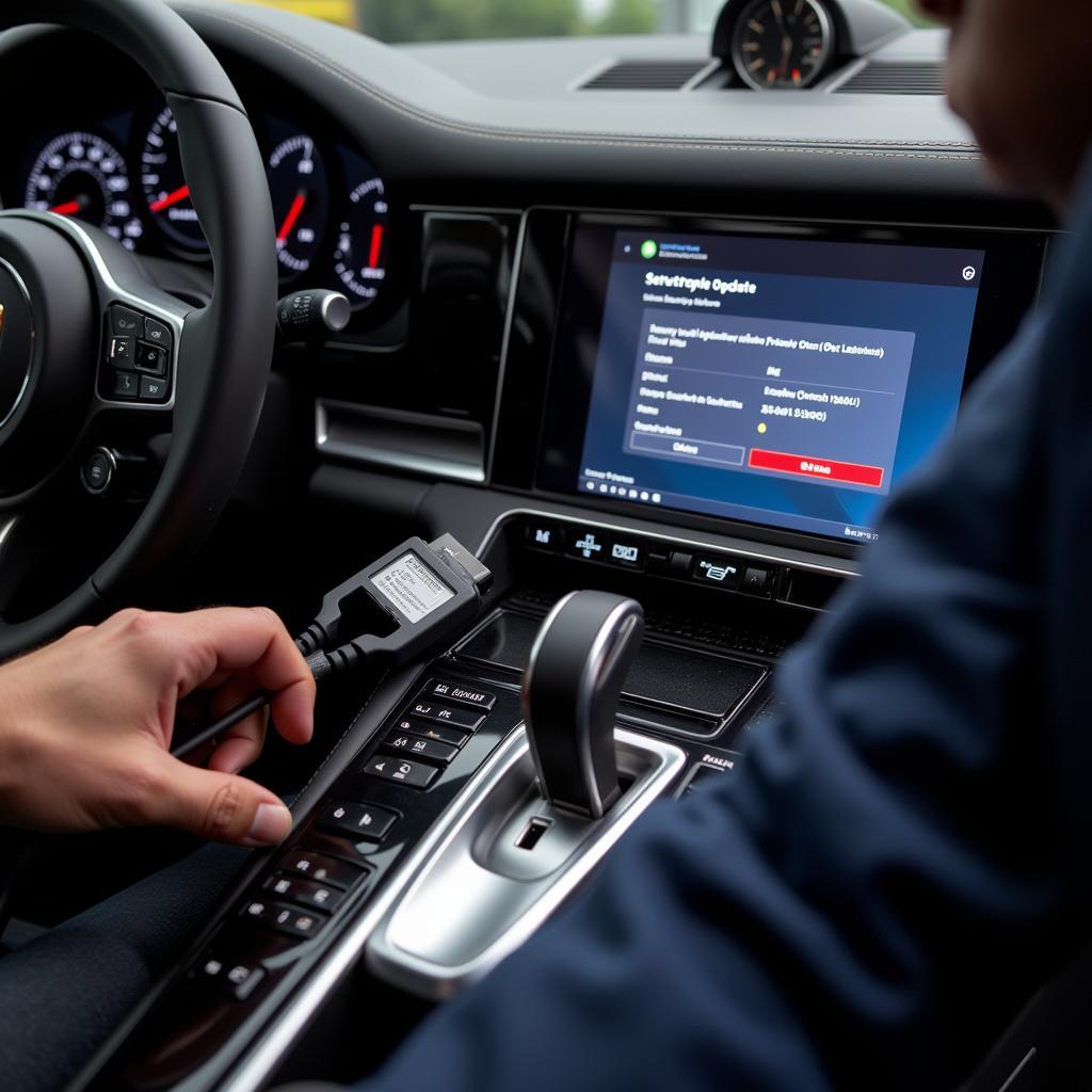 Porsche Panamera Software Update Process