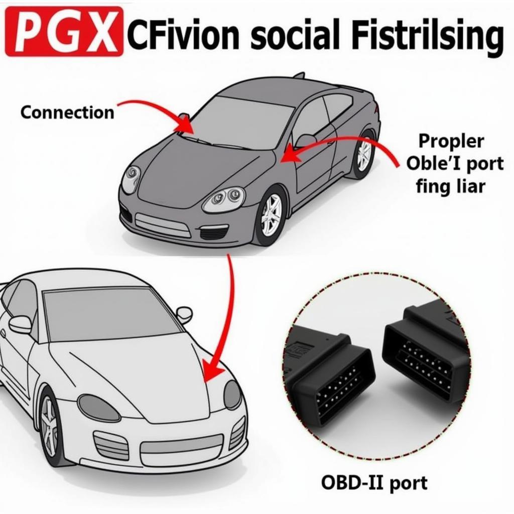 Porsche PIWIS 3 Diagnostic Cable Connection