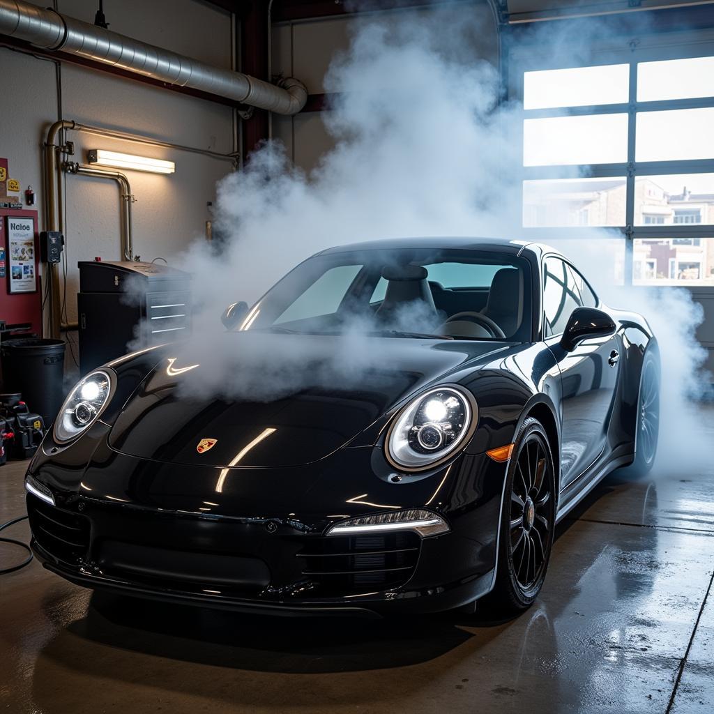 Porsche Smoke Test EVAP System