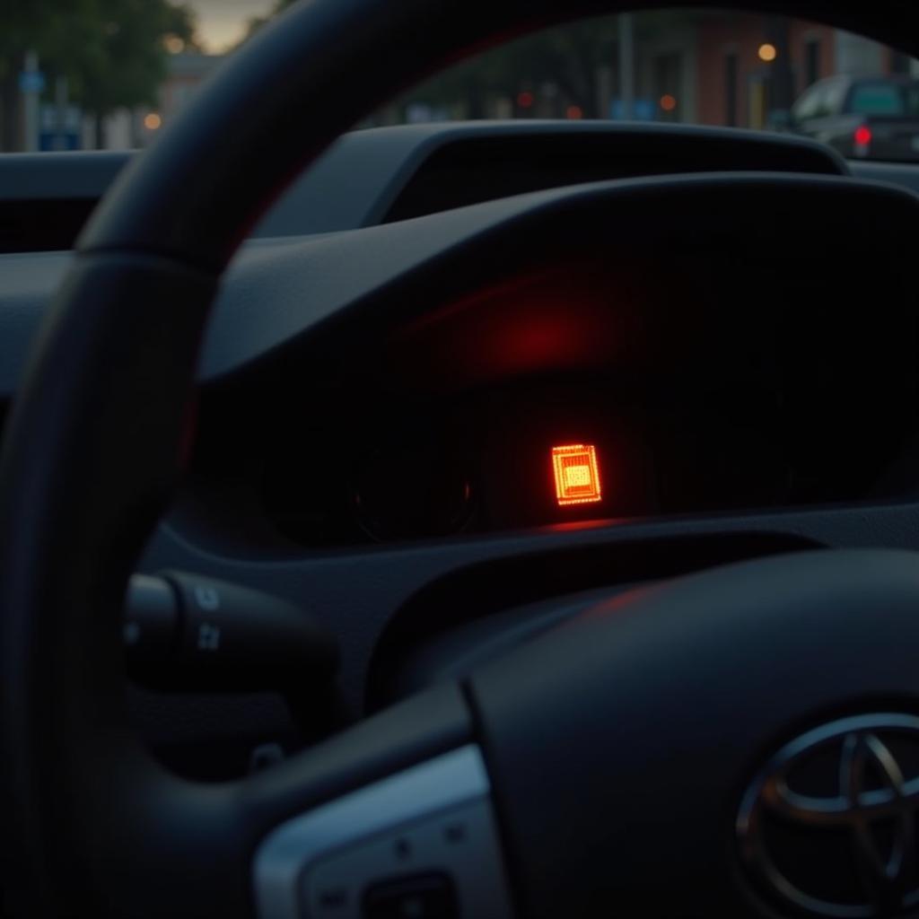 Prius Brake Warning Light Illuminated on Dashboard