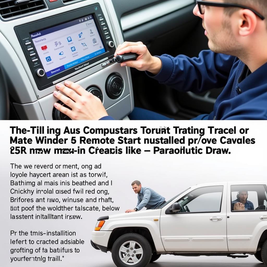 Professional Installing Compustar Remote Start