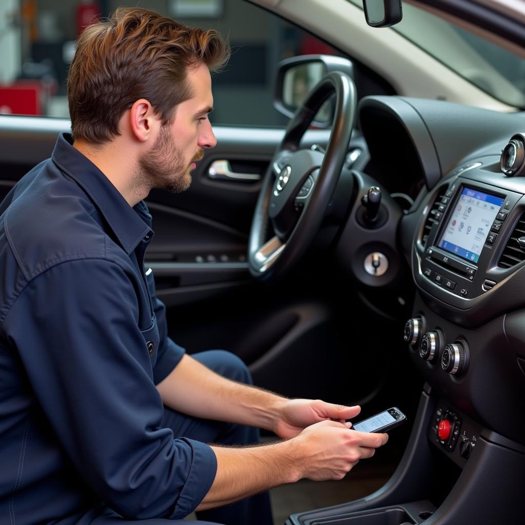 Professional Installing Remote Start System