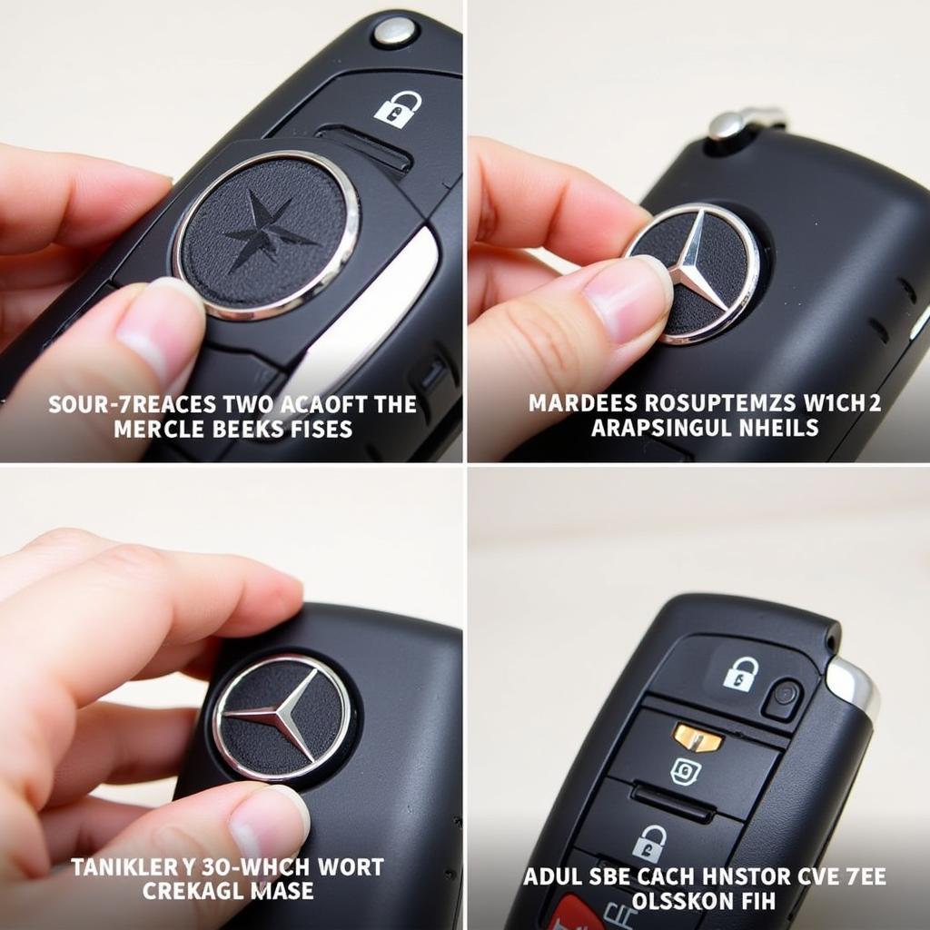 Reassembling a Mercedes Key Fob