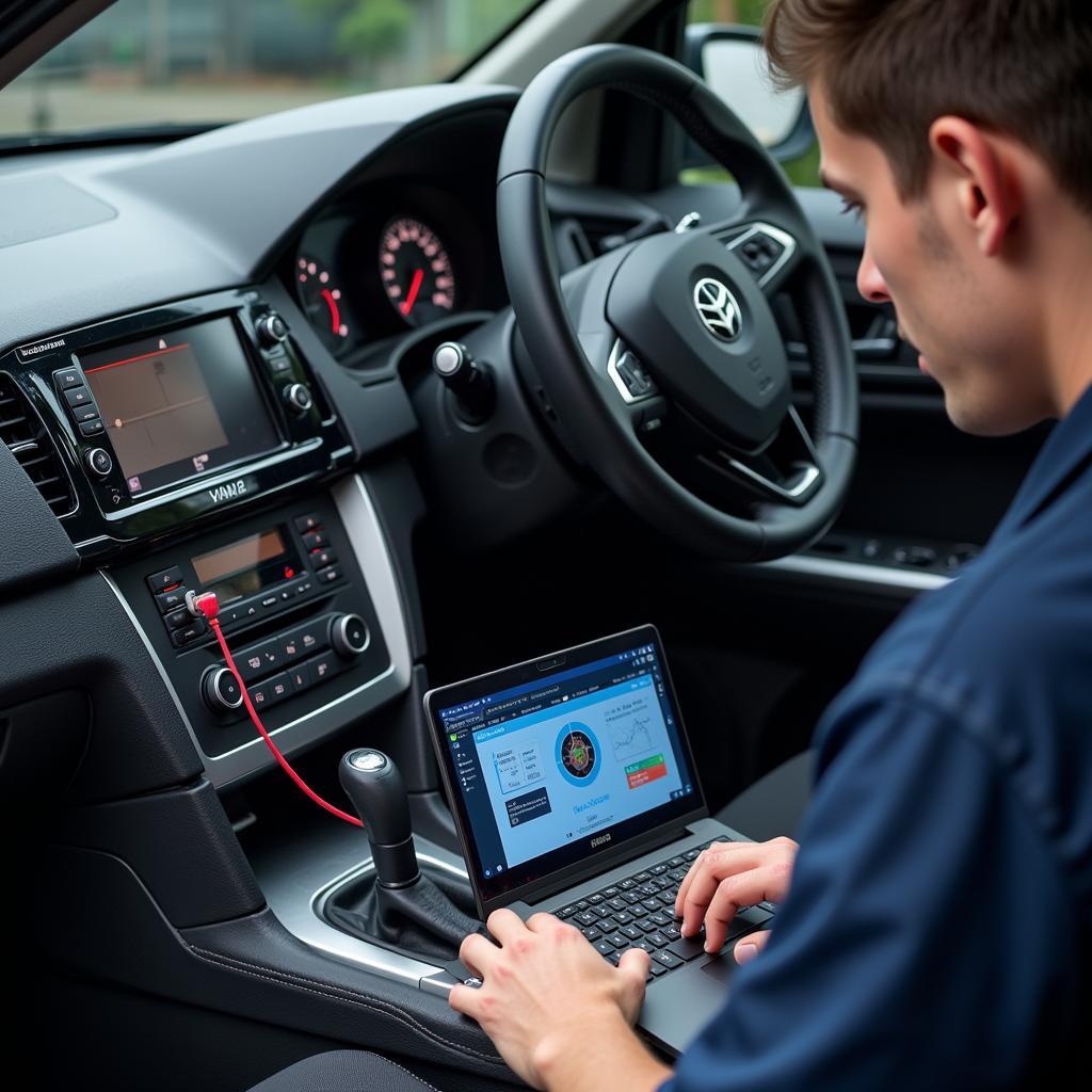 Remote Diagnostics of Car Brake System