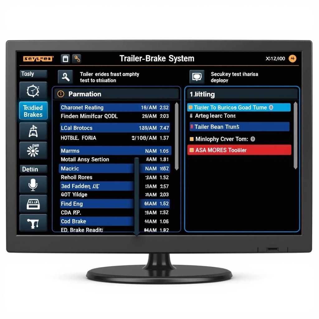 Remote Diagnostics Software Interface for Trailer Brake System