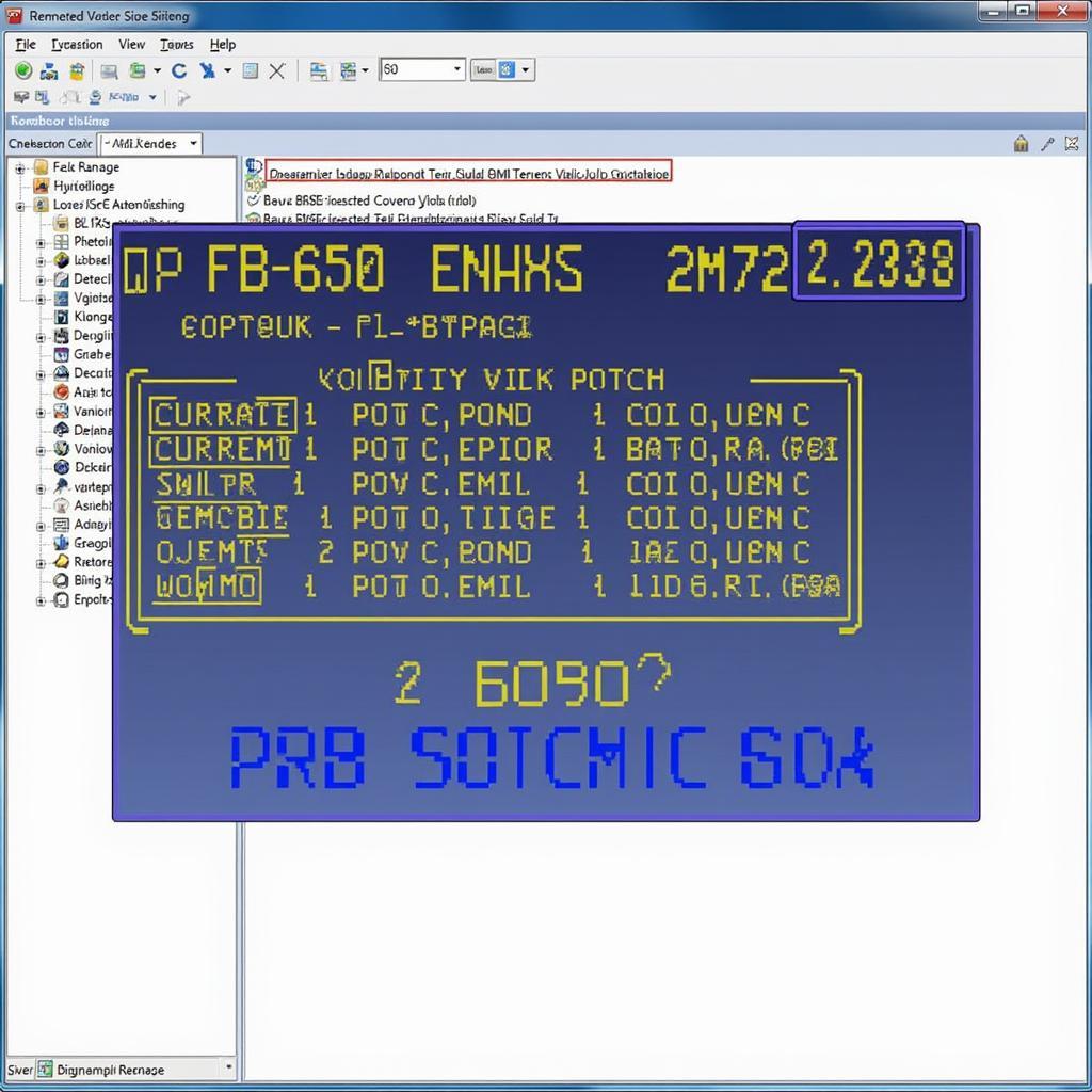 Remote Diagnostics Software Interface for FB-650 Brake