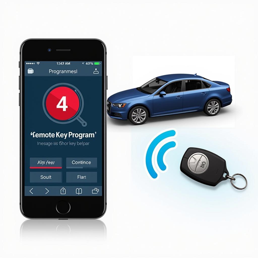 Remote Key Fob Programming via Smartphone