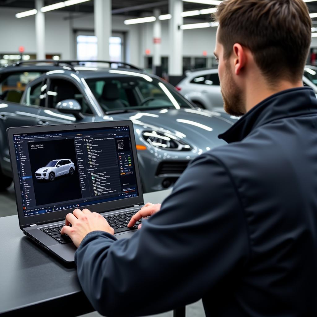 Remote Porsche Diagnostics in Progress