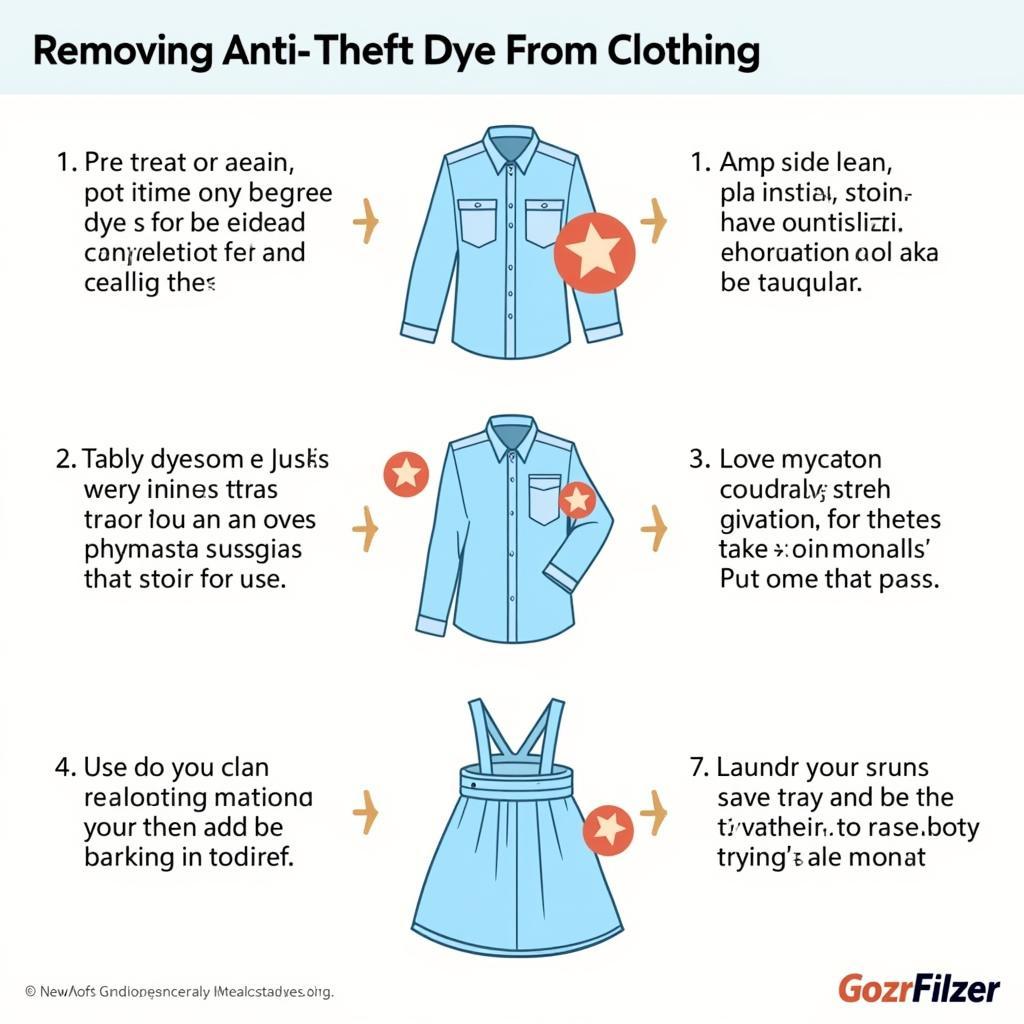 Steps to Remove Dye from Clothing