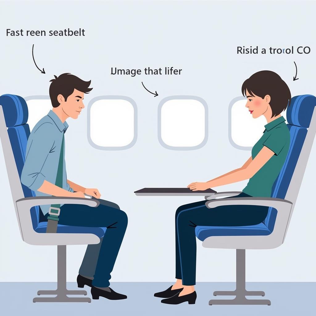 Responding to Seat Warnings on an American Airlines Flight