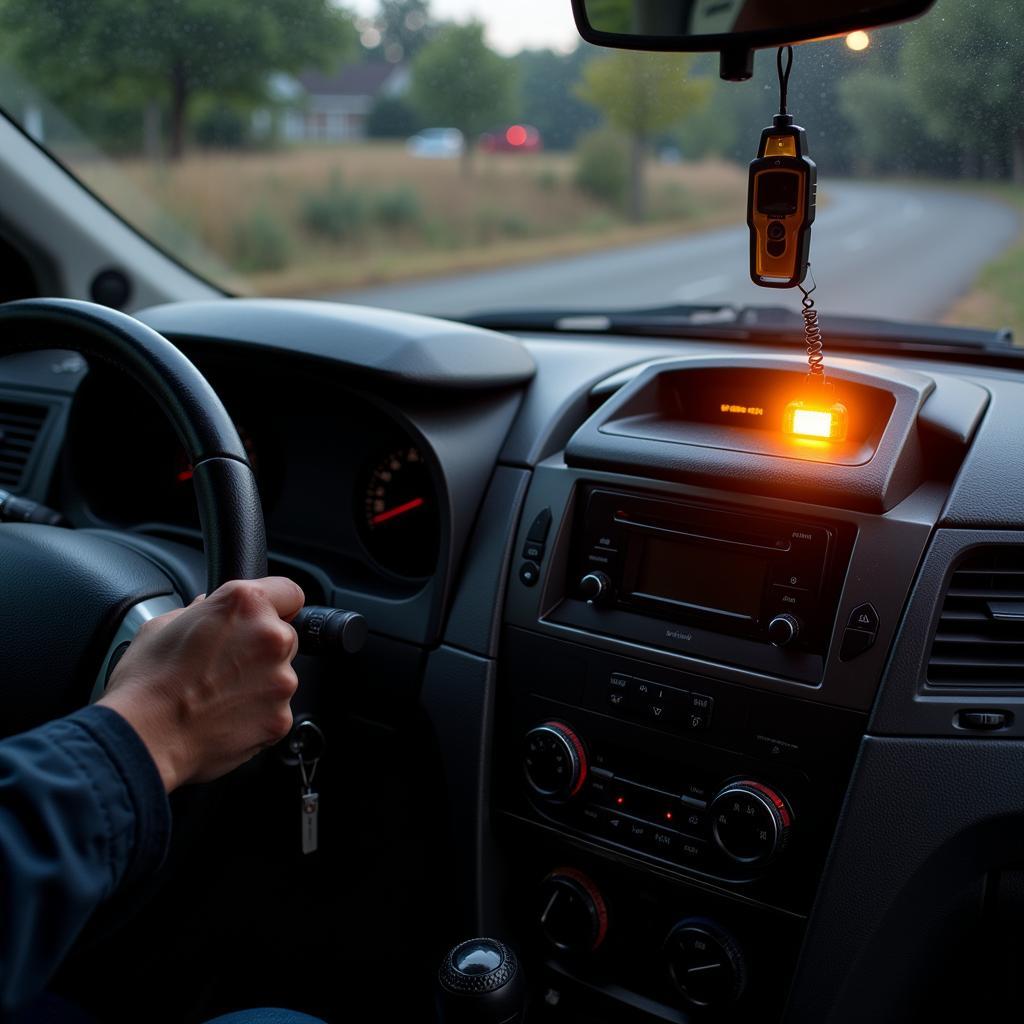 Salvage Car with Anti-theft System