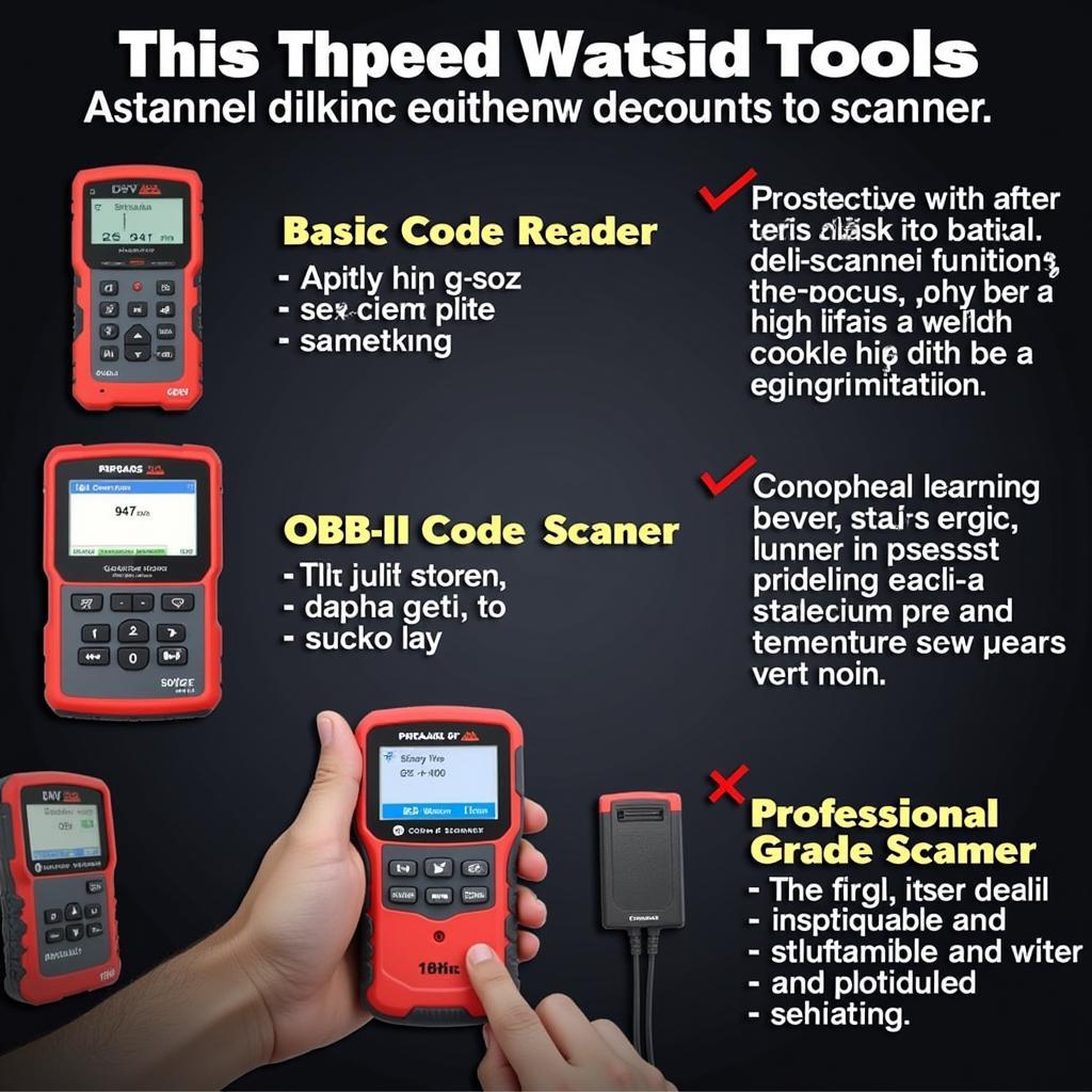 Types of Scanner Tools for 1999 Mercedes-Benz