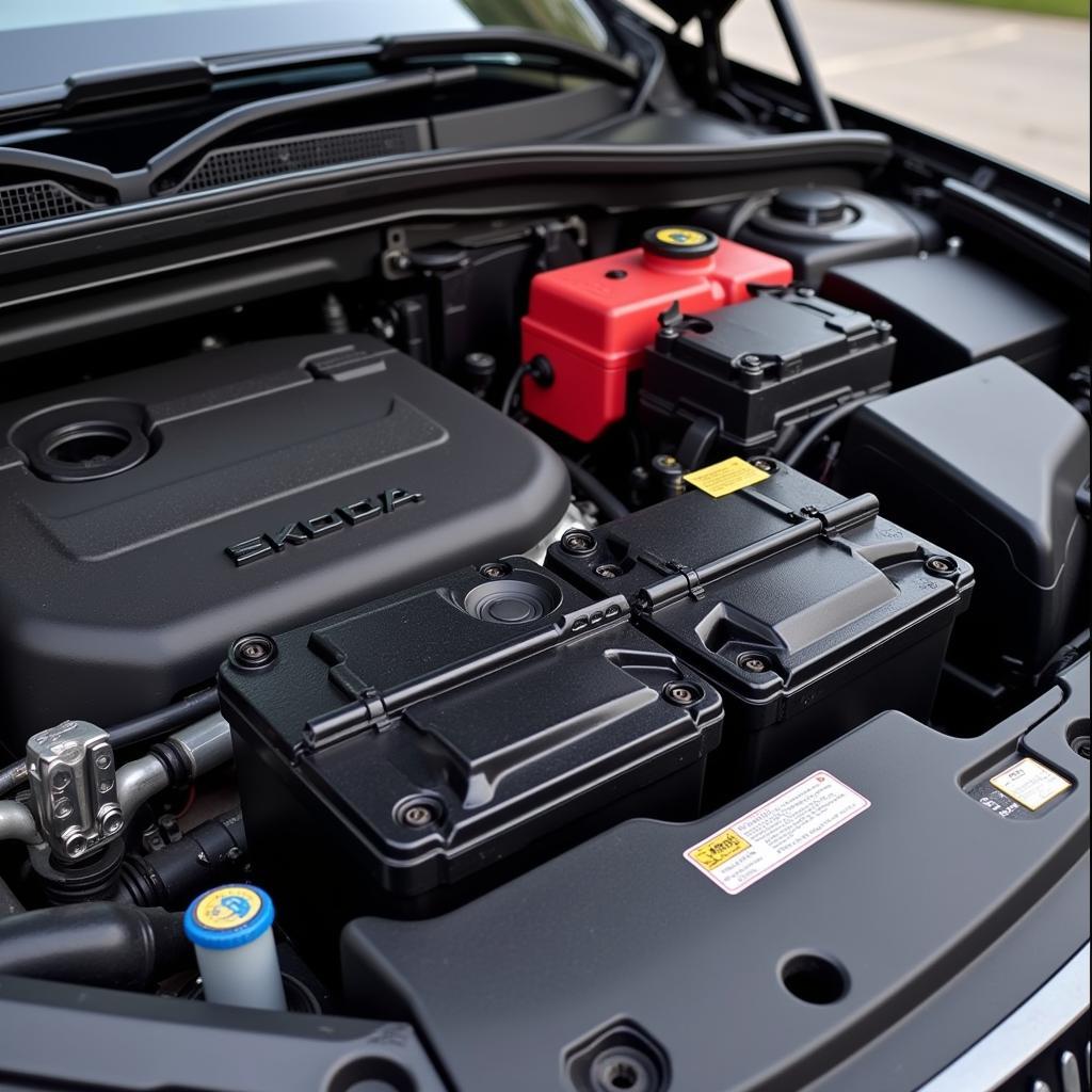 Skoda Superb Battery Location