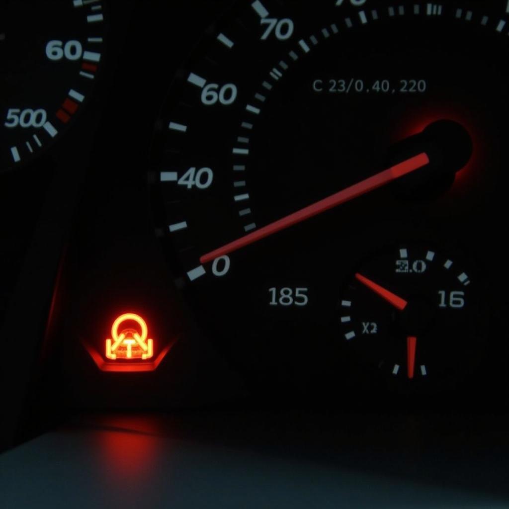 2008 Subaru Outback Brake Light Warning Illuminated on Dashboard