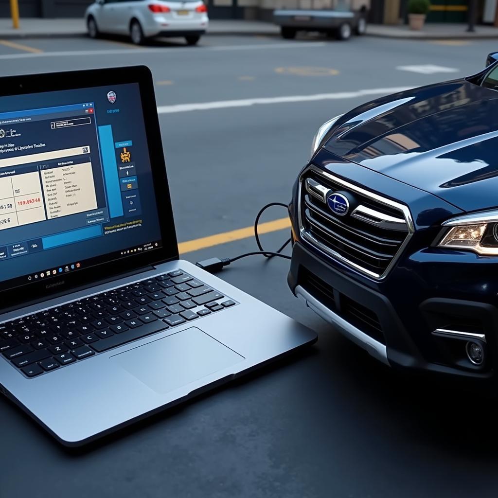 Remote Diagnostics on a Subaru Tribeca