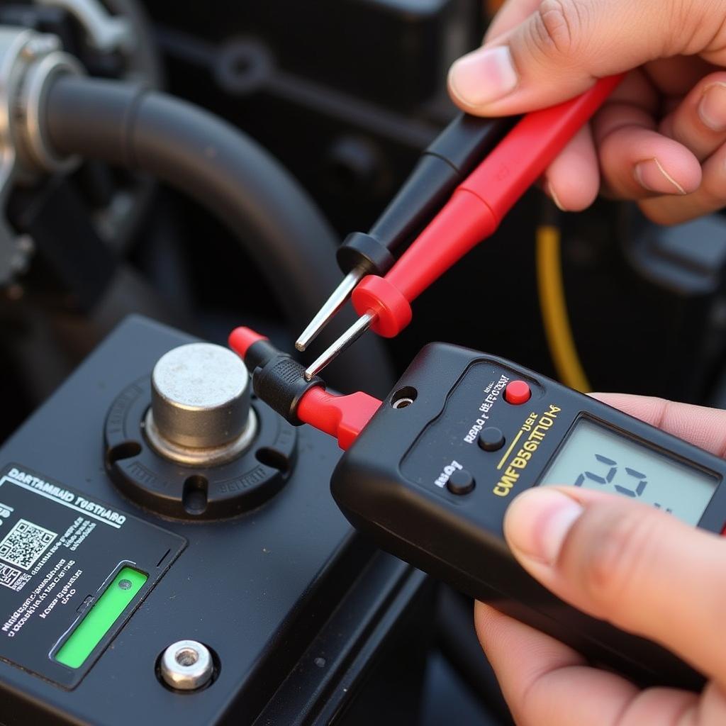 Testing Car Alternator with Multimeter