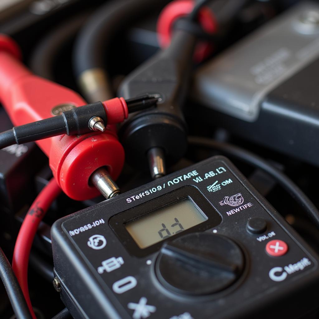 Testing a Car Battery with a Multimeter