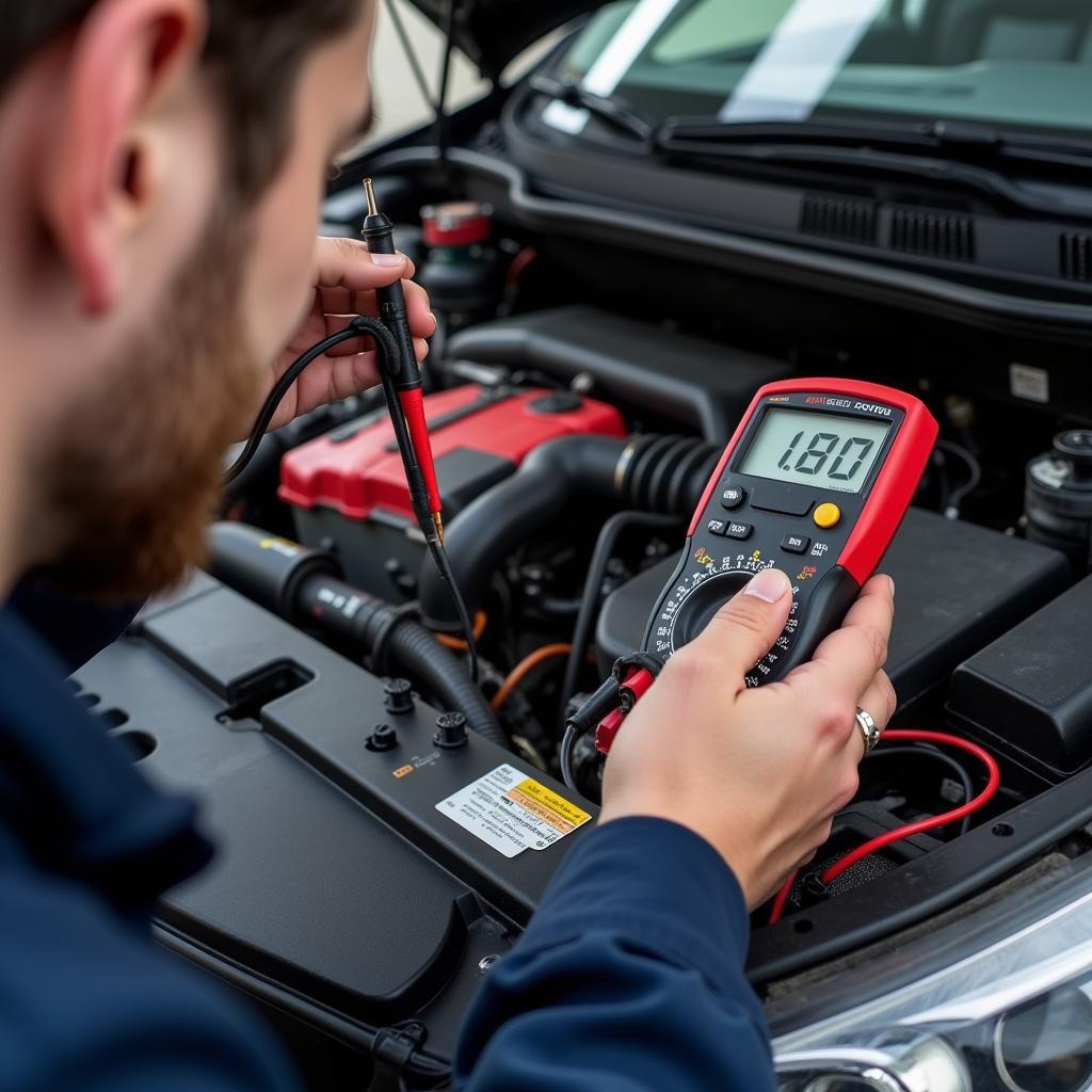 Testing Car Battery With Multimeter