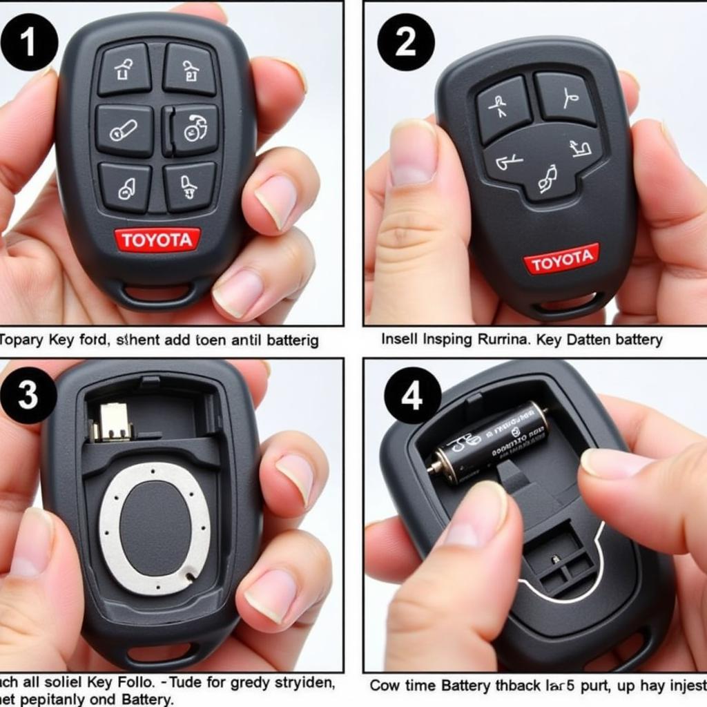 Replacing a Toyota Camry Key Fob Battery