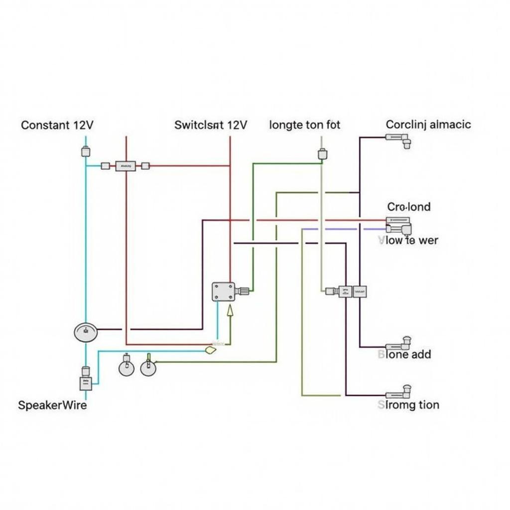 Toyota Factory Radio Wiring Harness Diagram