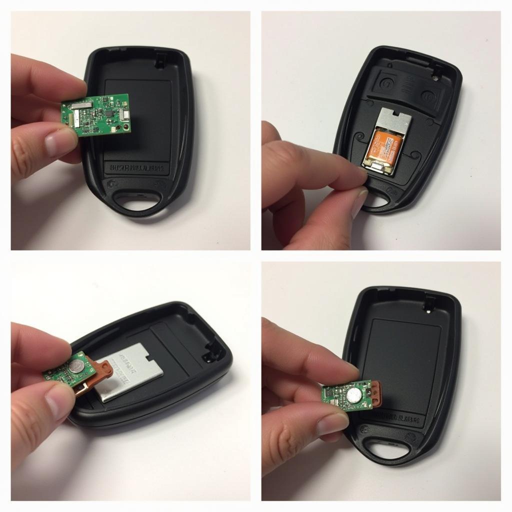 Transferring Internal Components of a Buick Encore Key Fob