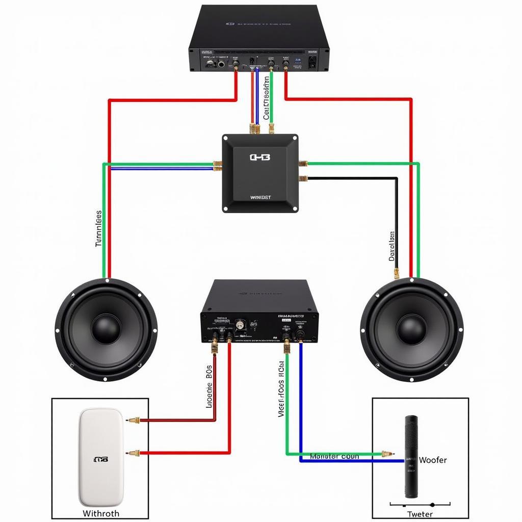 Typical Split Speaker Wiring Diagram