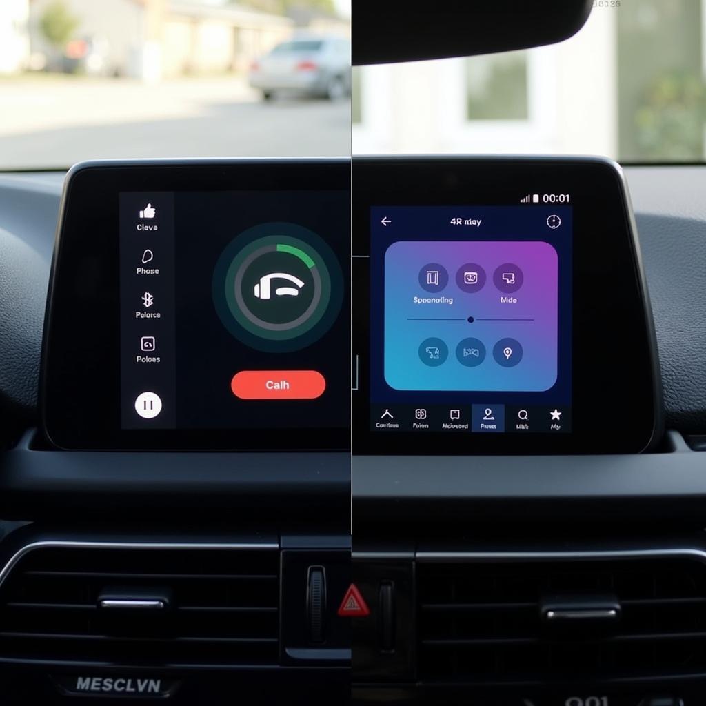 Using car radio Bluetooth for both phone calls and music streaming.