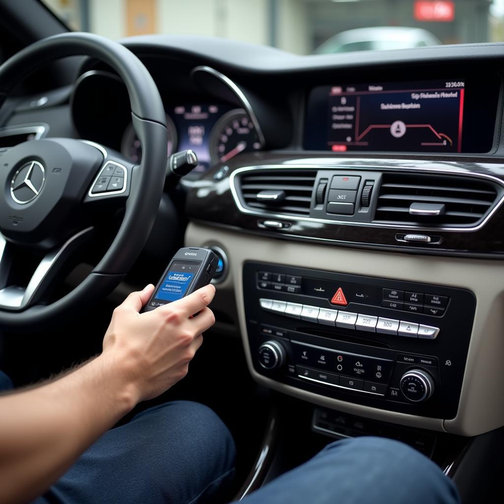 Using a Mercedes Benz Diagnostic Tool