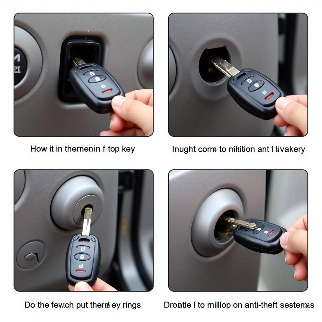 Using the Car Key to Disable the Honda Accord Anti-theft System