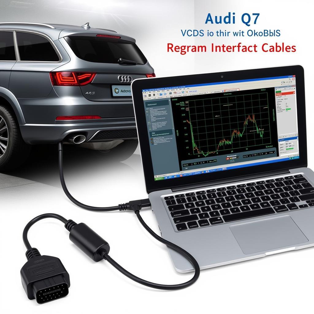 VCDS Diagnostic Interface Connected to Audi Q7