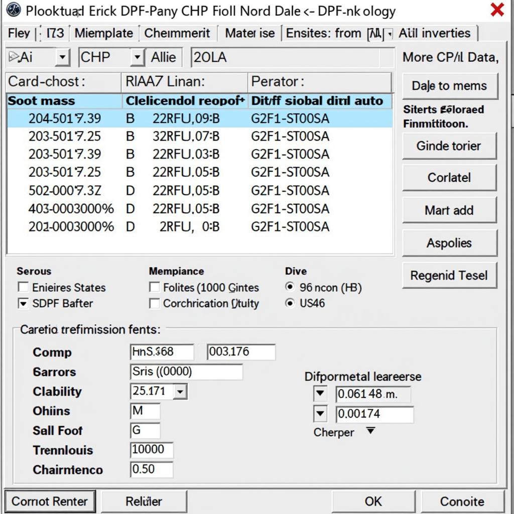 VCDS Software Interface for DPF Check