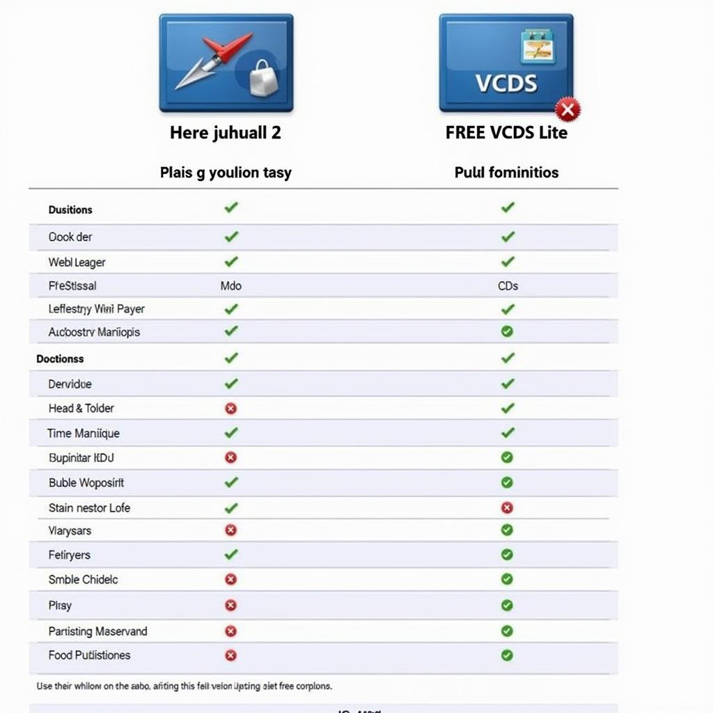 VCDS Full Version vs. Free Version Feature Comparison