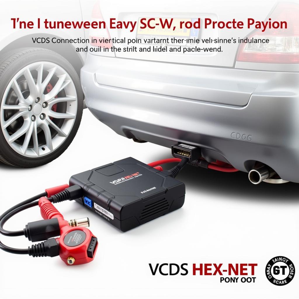 VCDS HEX-NET Pro Connected to a Vehicle's OBD-II Port