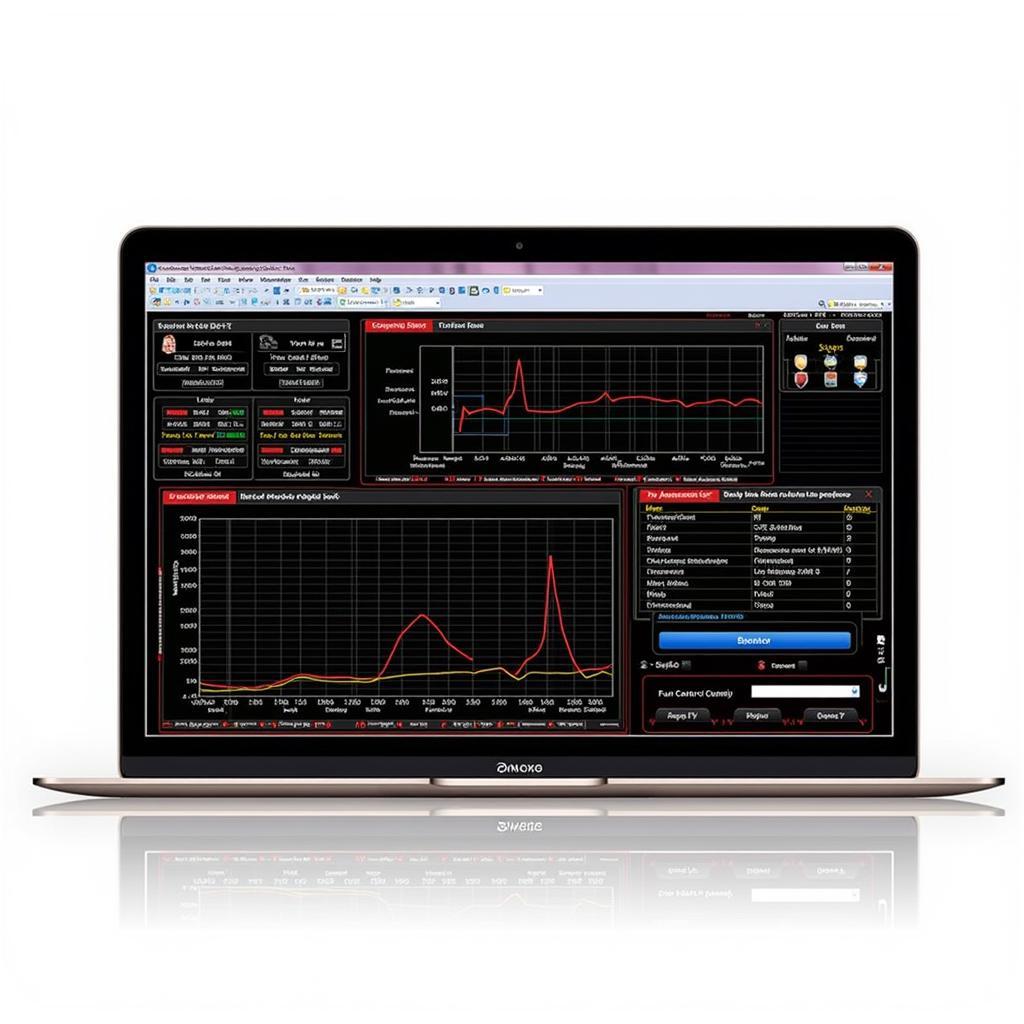 VCDS HEX-V2 software interface displayed on a laptop screen