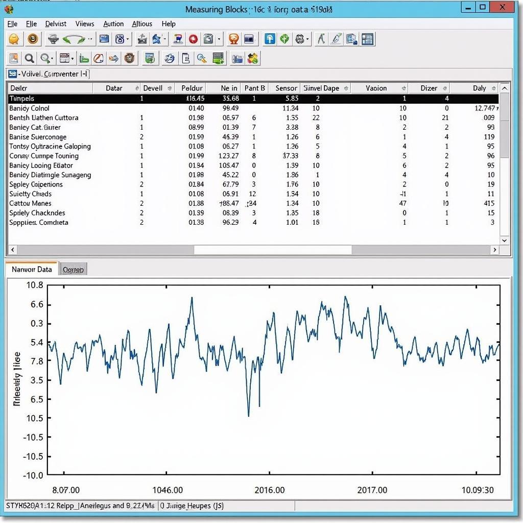 VCDS Showing Live Data from Sensors