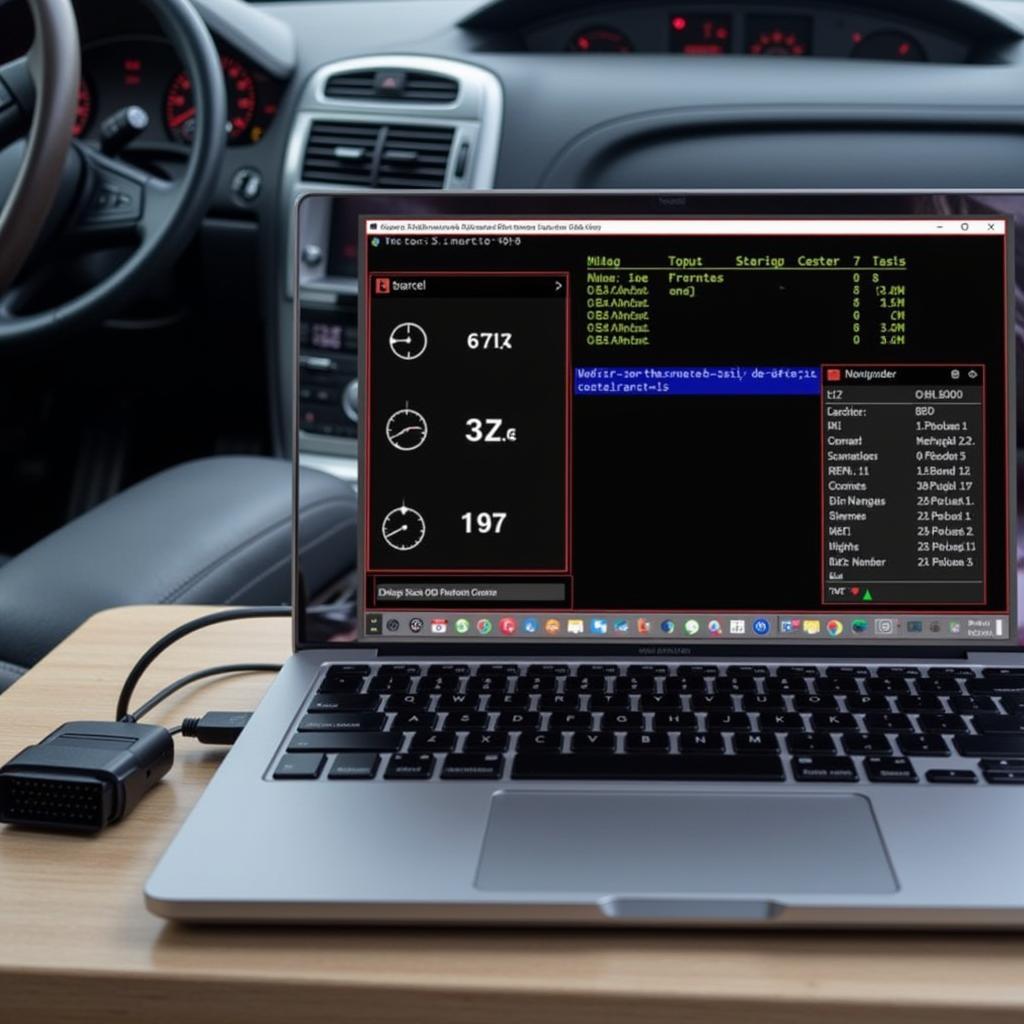 VCDS Mileage Check on Dashboard Display