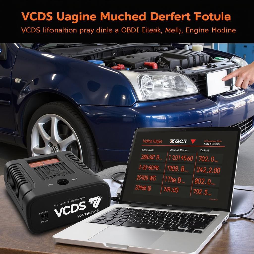 VCDS Scanner Diagnosing Volkswagen Engine