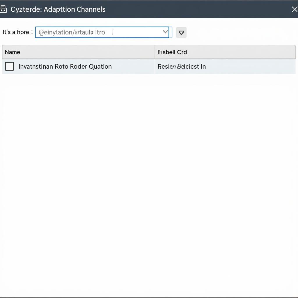 Searching for Adaptation Channels in VCDS