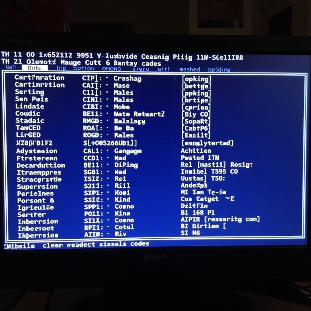 VCDS Software Displaying Fault Codes on Laptop Screen