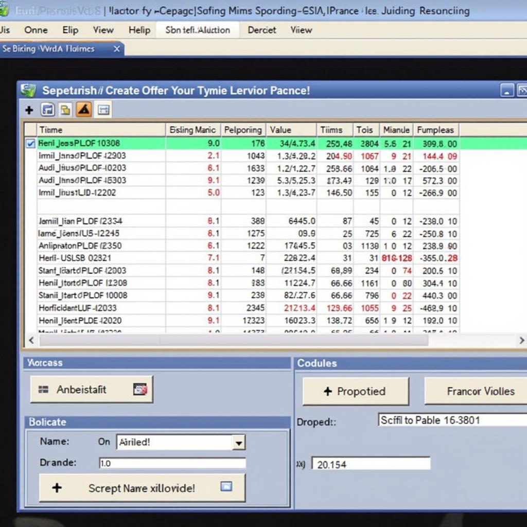 VCDS Software Displaying Timing Data for a Mk5 Jetta