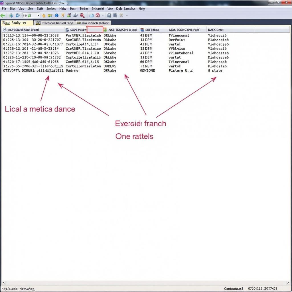 VCDS Fault Codes Scan Results Display