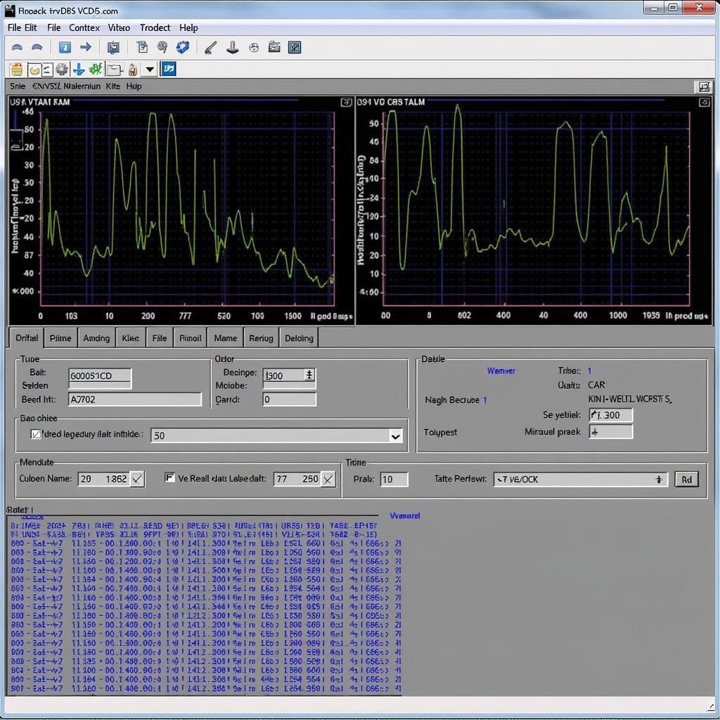 VCDS Software Interface Displaying Car Data