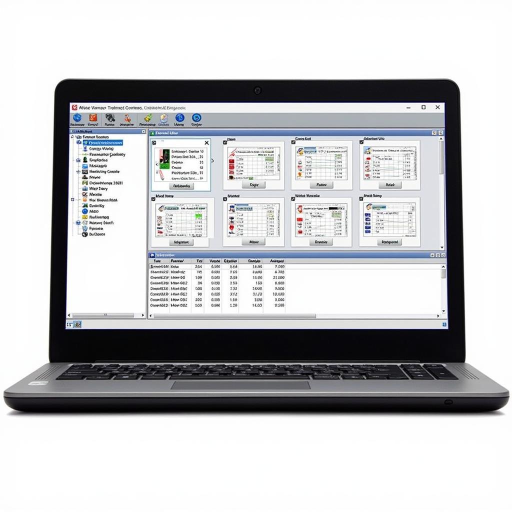 VCDS Software Interface Displayed on a Laptop Screen