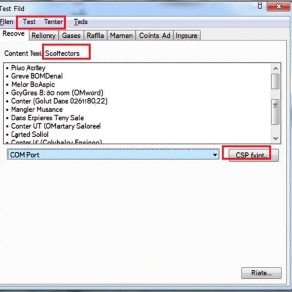 VCDS Software Options Menu Screenshot